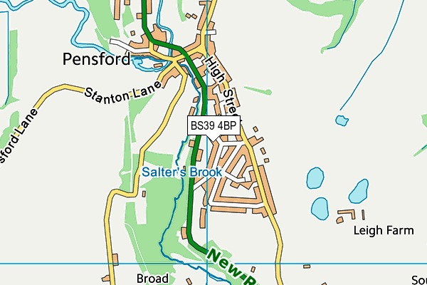 BS39 4BP map - OS VectorMap District (Ordnance Survey)