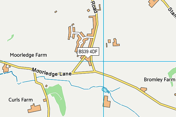 BS39 4DF map - OS VectorMap District (Ordnance Survey)