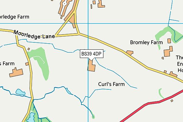 BS39 4DP map - OS VectorMap District (Ordnance Survey)