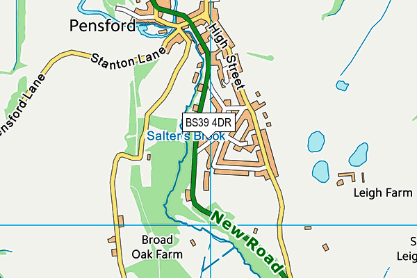 BS39 4DR map - OS VectorMap District (Ordnance Survey)