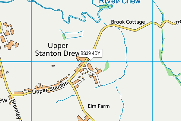 BS39 4DY map - OS VectorMap District (Ordnance Survey)