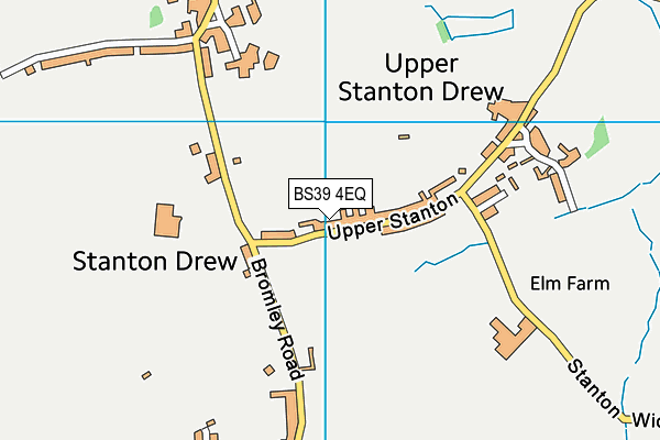 Stanton Drew Primary School map (BS39 4EQ) - OS VectorMap District (Ordnance Survey)