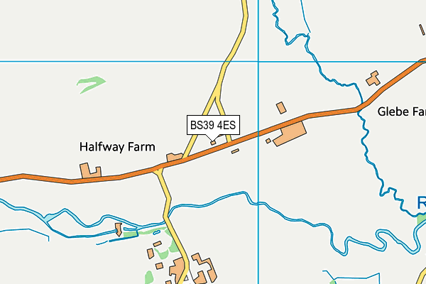 BS39 4ES map - OS VectorMap District (Ordnance Survey)