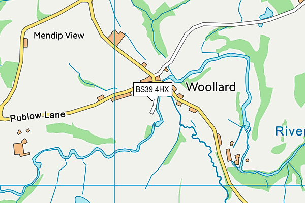 BS39 4HX map - OS VectorMap District (Ordnance Survey)