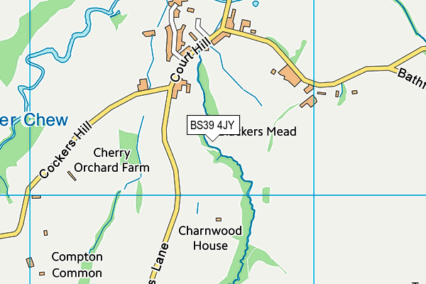 BS39 4JY map - OS VectorMap District (Ordnance Survey)