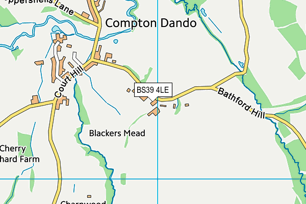 BS39 4LE map - OS VectorMap District (Ordnance Survey)