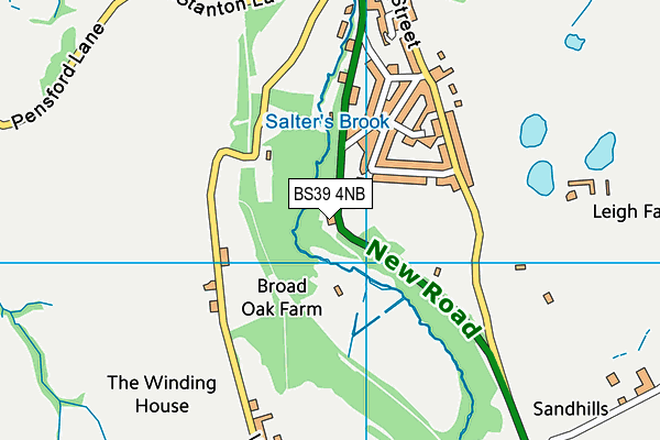 BS39 4NB map - OS VectorMap District (Ordnance Survey)