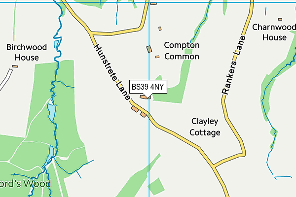 BS39 4NY map - OS VectorMap District (Ordnance Survey)