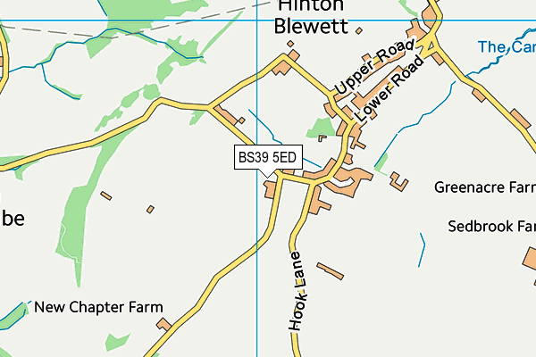BS39 5ED map - OS VectorMap District (Ordnance Survey)