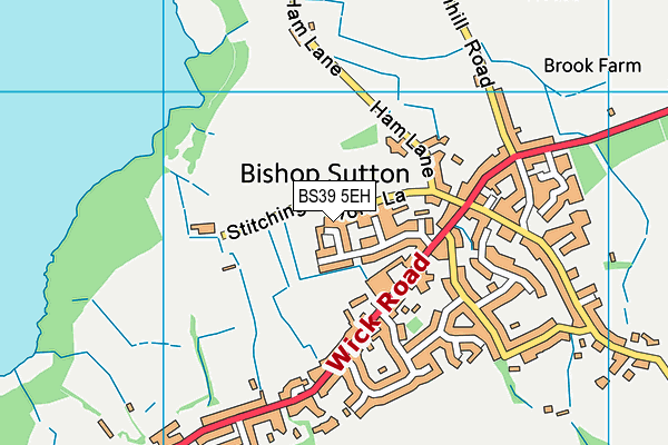 BS39 5EH map - OS VectorMap District (Ordnance Survey)