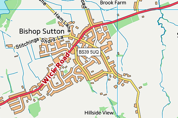 Map of HUNT HOMES SOUTH WEST LIMITED at district scale