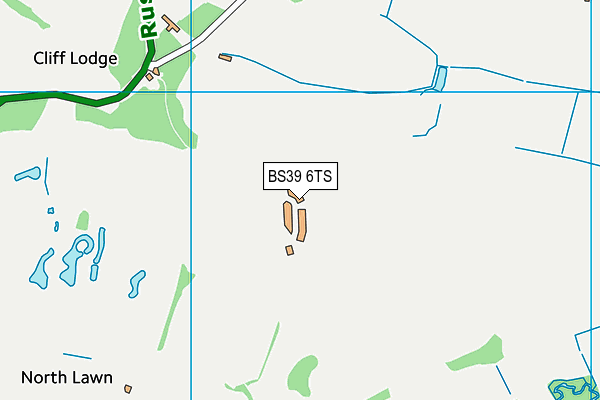 BS39 6TS map - OS VectorMap District (Ordnance Survey)