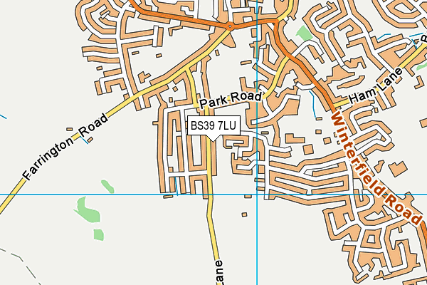 BS39 7LU map - OS VectorMap District (Ordnance Survey)