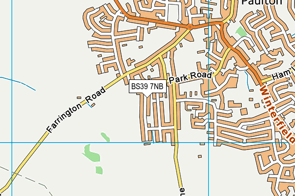 BS39 7NB map - OS VectorMap District (Ordnance Survey)