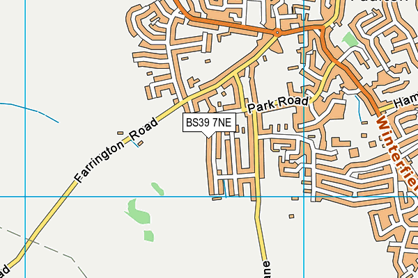 BS39 7NE map - OS VectorMap District (Ordnance Survey)