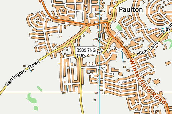 BS39 7NG map - OS VectorMap District (Ordnance Survey)