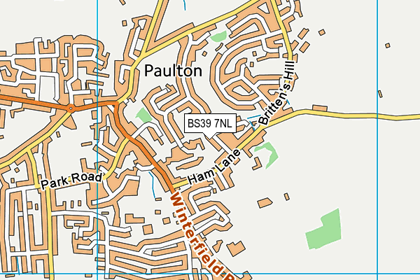 BS39 7NL map - OS VectorMap District (Ordnance Survey)