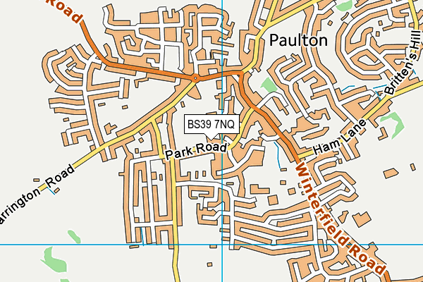 BS39 7NQ map - OS VectorMap District (Ordnance Survey)