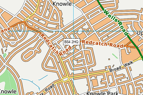 BS4 2HQ map - OS VectorMap District (Ordnance Survey)