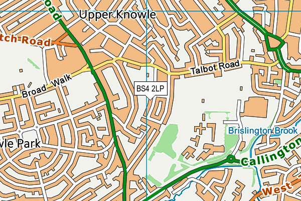 Jubilee Swimming Pool (Bristol) map (BS4 2LP) - OS VectorMap District (Ordnance Survey)