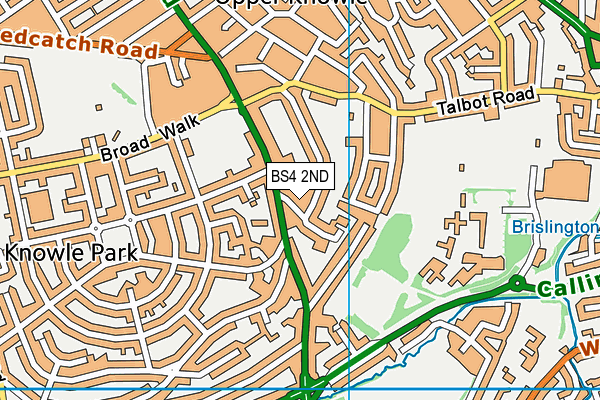 BS4 2ND map - OS VectorMap District (Ordnance Survey)