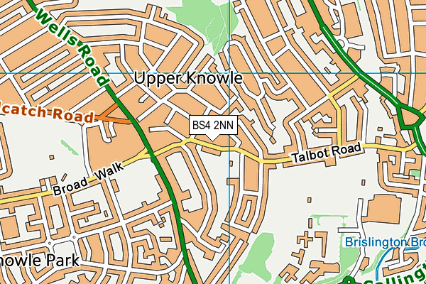 BS4 2NN map - OS VectorMap District (Ordnance Survey)