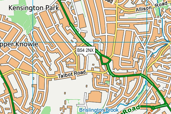 BS4 2NX map - OS VectorMap District (Ordnance Survey)