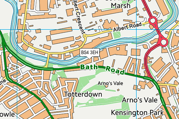 BS4 3EH map - OS VectorMap District (Ordnance Survey)