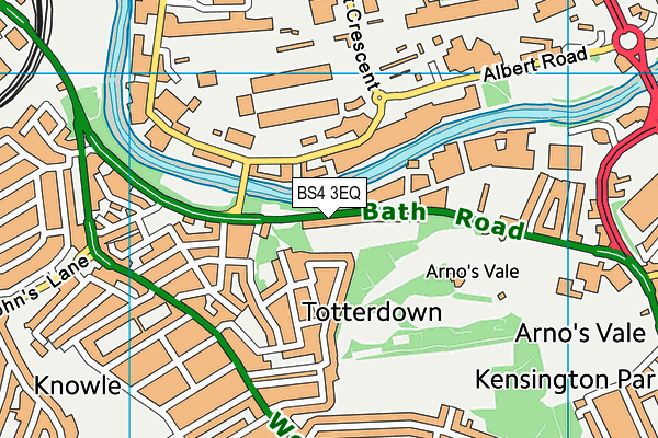 BS4 3EQ map - OS VectorMap District (Ordnance Survey)