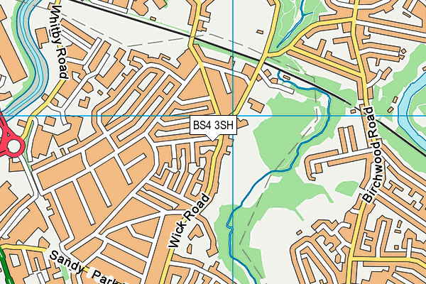 BS4 3SH map - OS VectorMap District (Ordnance Survey)