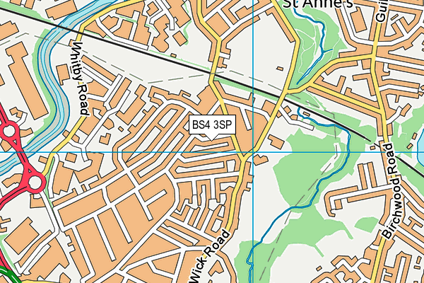 BS4 3SP map - OS VectorMap District (Ordnance Survey)