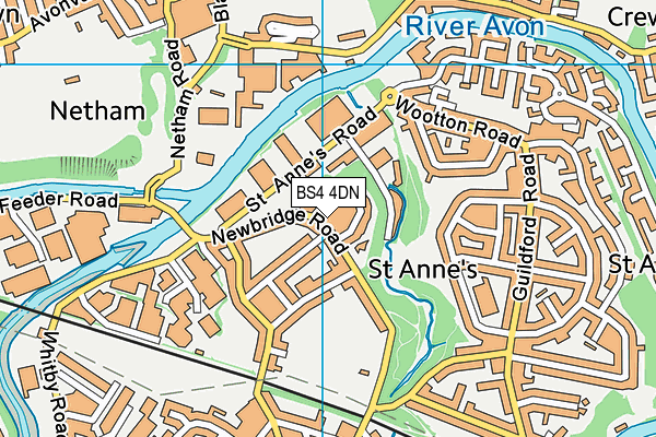 BS4 4DN map - OS VectorMap District (Ordnance Survey)