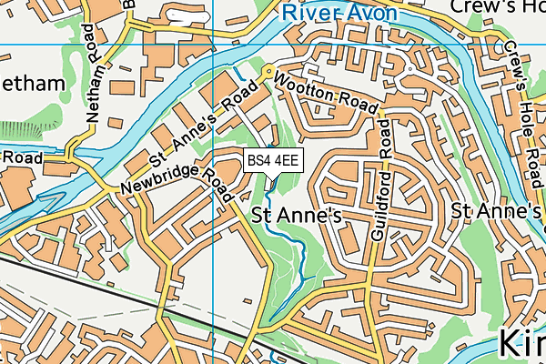 BS4 4EE map - OS VectorMap District (Ordnance Survey)