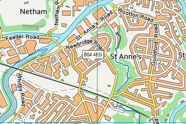 BS4 4EG map - OS VectorMap District (Ordnance Survey)