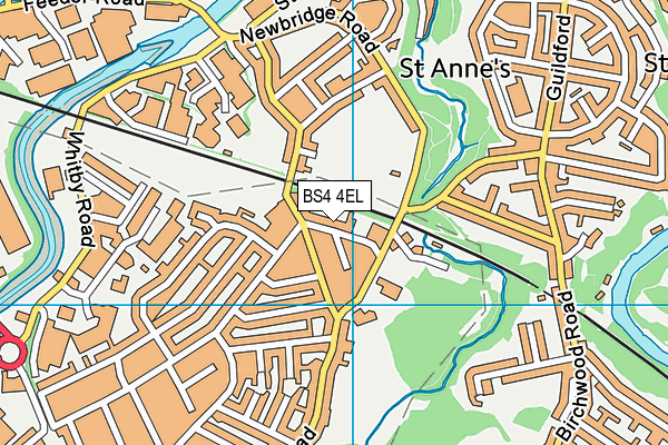 BS4 4EL map - OS VectorMap District (Ordnance Survey)