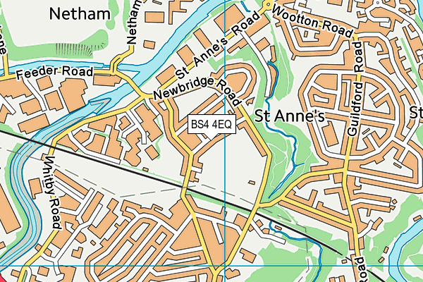 BS4 4EQ map - OS VectorMap District (Ordnance Survey)