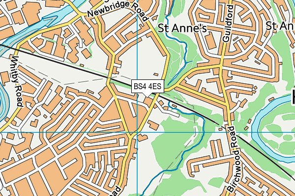 BS4 4ES map - OS VectorMap District (Ordnance Survey)