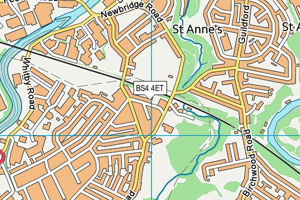 BS4 4ET map - OS VectorMap District (Ordnance Survey)