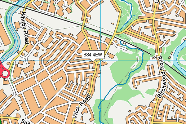 BS4 4EW map - OS VectorMap District (Ordnance Survey)