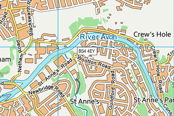 BS4 4EY map - OS VectorMap District (Ordnance Survey)