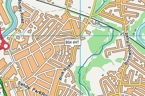 BS4 4HT map - OS VectorMap District (Ordnance Survey)