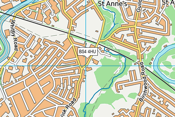 BS4 4HU map - OS VectorMap District (Ordnance Survey)