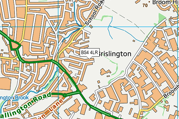 BS4 4LR map - OS VectorMap District (Ordnance Survey)