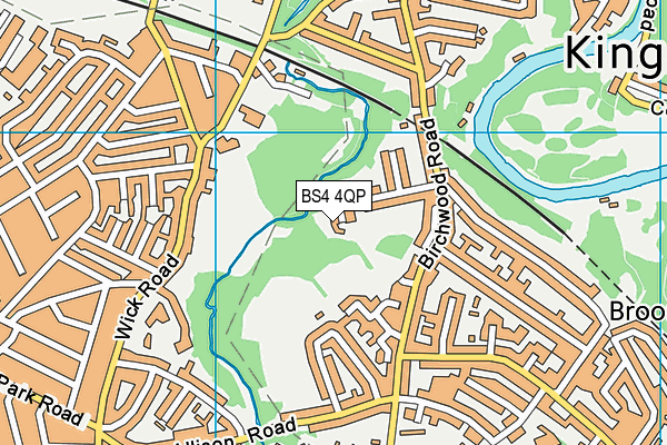 BS4 4QP map - OS VectorMap District (Ordnance Survey)