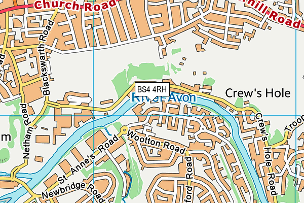 BS4 4RH map - OS VectorMap District (Ordnance Survey)