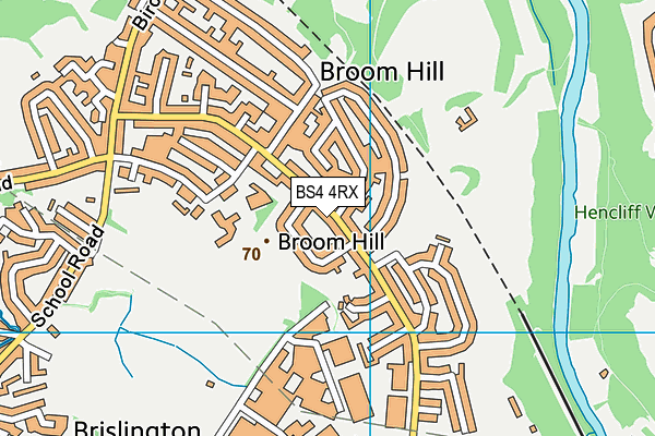 BS4 4RX map - OS VectorMap District (Ordnance Survey)