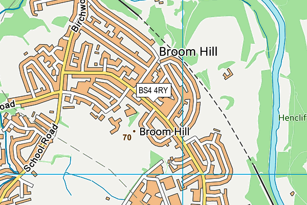 BS4 4RY map - OS VectorMap District (Ordnance Survey)