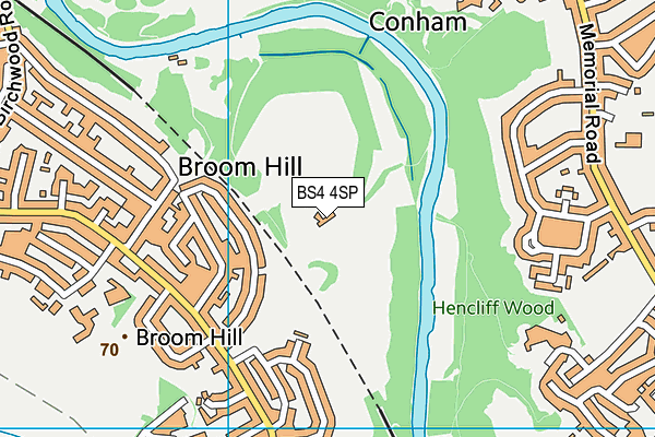 BS4 4SP map - OS VectorMap District (Ordnance Survey)