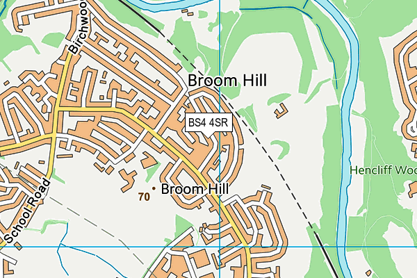 BS4 4SR map - OS VectorMap District (Ordnance Survey)