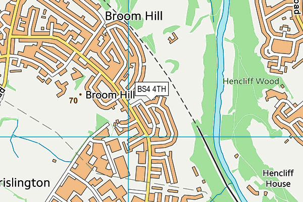 BS4 4TH map - OS VectorMap District (Ordnance Survey)